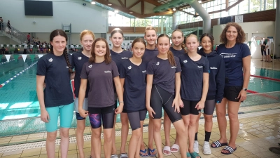 Beim Bezirksentscheid: Die beiden Teams der WSG Wunstorf. (Foto: privat)