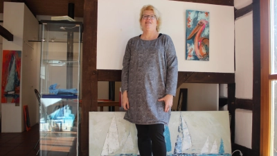 Stellt in der Kunstscheune aus: Petra Meier.<br> (Foto: wb)