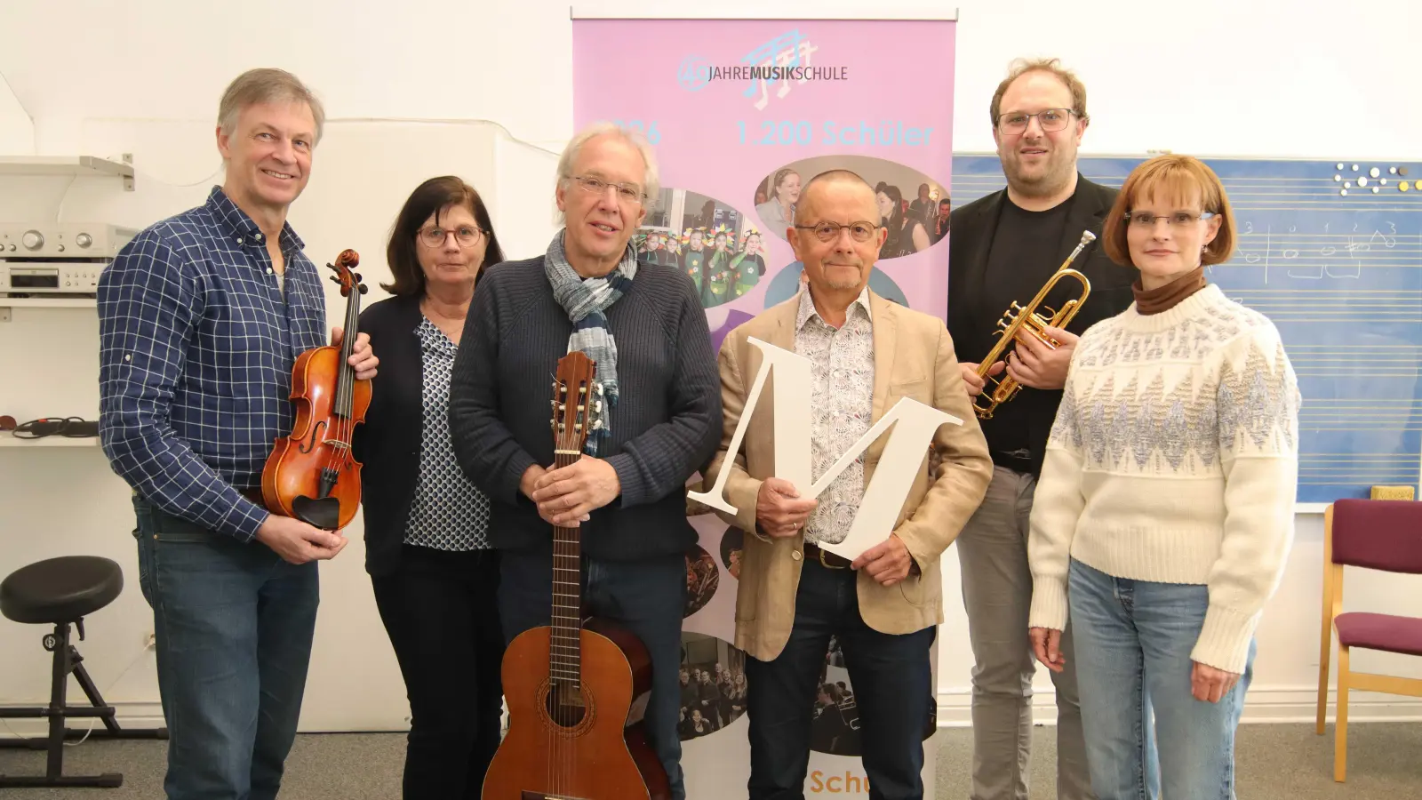 Eingespieltes Team (v.li.): Albrecht Drude, Katja Wießner, Andreas Hagemann, Ludger Wiese, Jens Enders und Stephanie Alba. (Foto: tau)