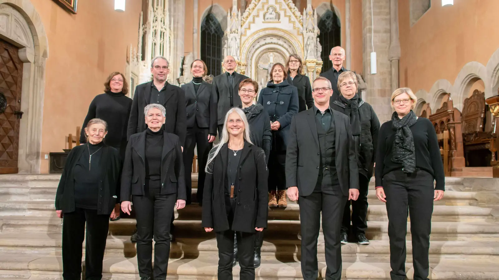 In der Stiftskirche: Die Kantorei.