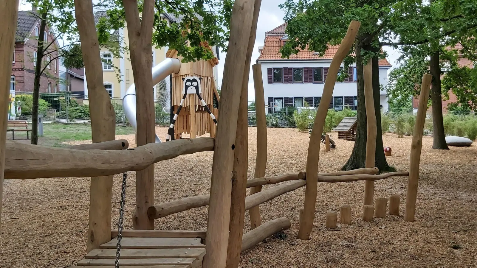 Der beliebte Spielplatz an der Promenade. (Foto: gk)