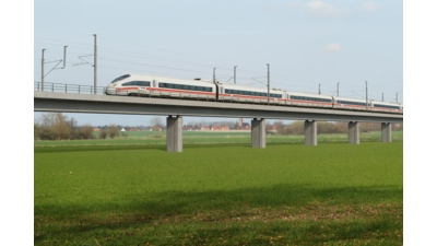 Mit dem ICE durch die Bückeburger Niederung? (Foto: KI/Schöniger)