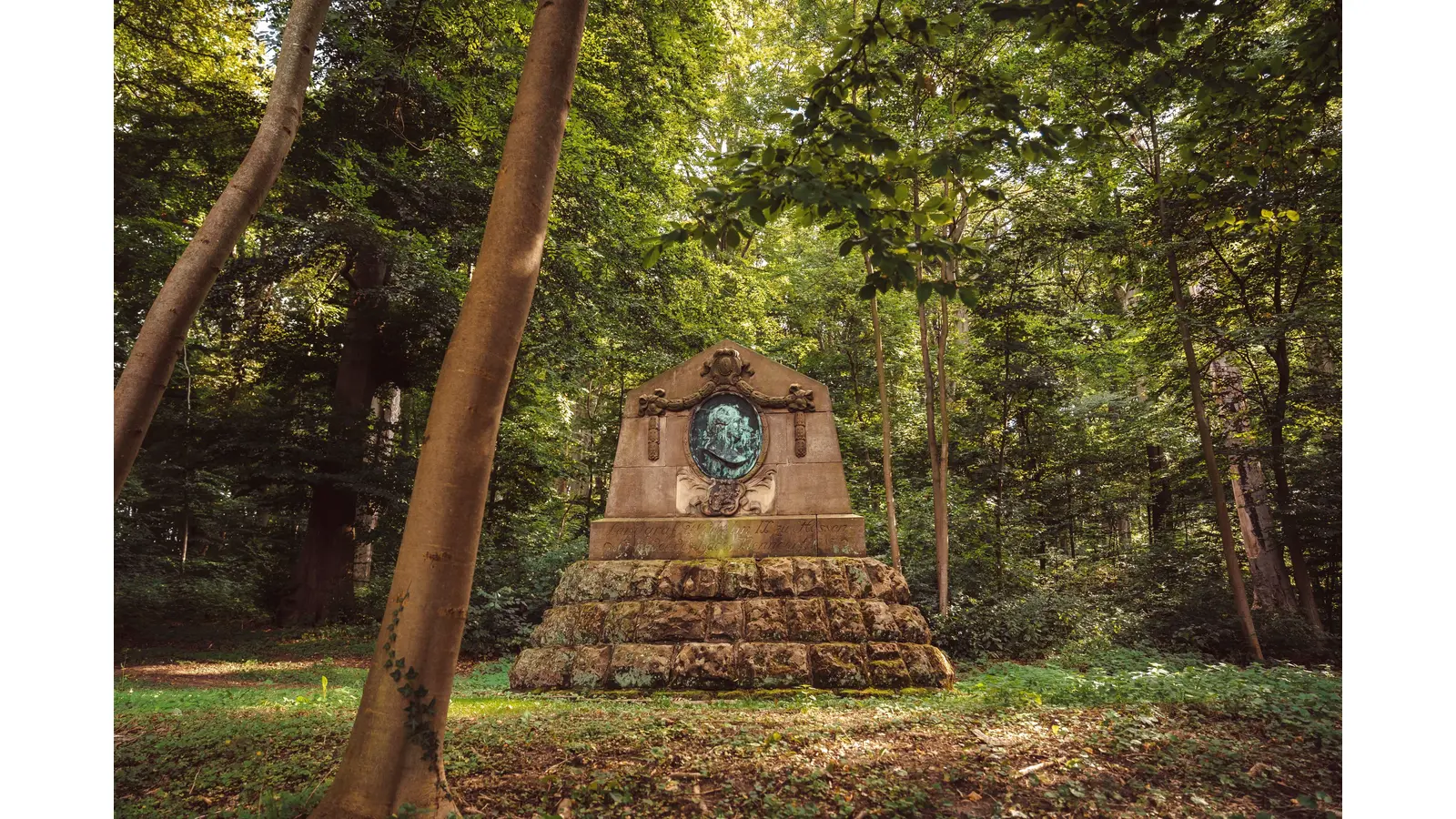 Das Landgrafendenkmal unterhalb der Buchenallee. (Foto: Marie-Christin Pratsch )