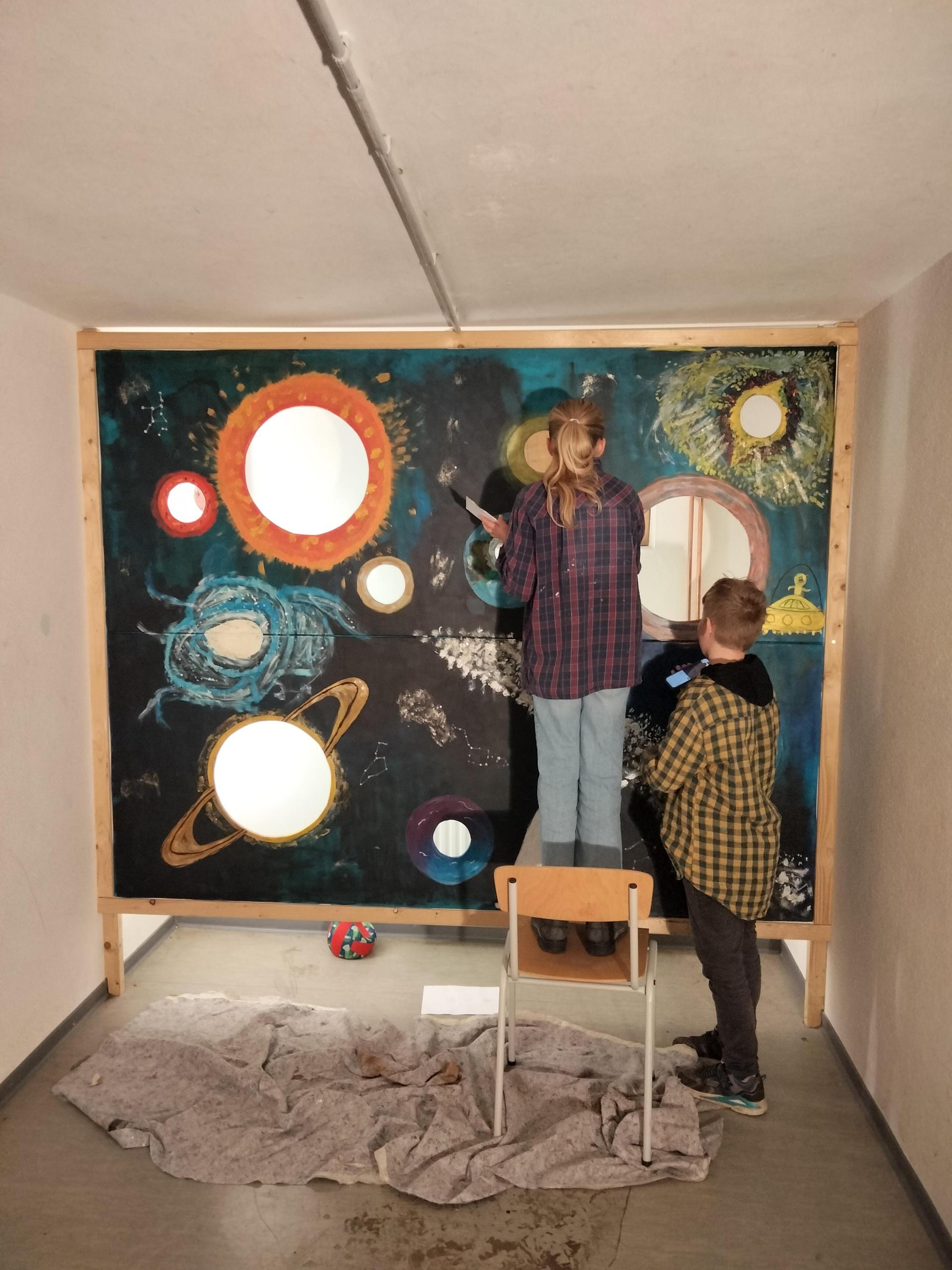 Kunstprojekt Jugendtreff Hagenburg. (Foto: privat)