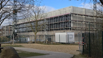 Ein großes Vorhaben: Der Neubau einer Sporthalle im Barne-Schulzentrum.  (Foto: tau)
