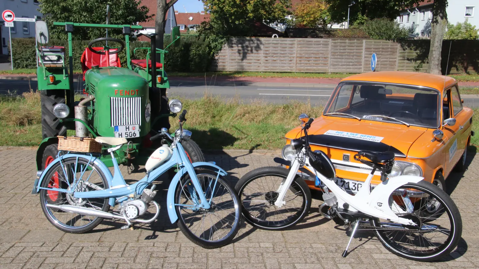 NSU, Fendt-Traktor und Quicklys: Sie alle haben Jahrzehnte auf dem Buckel und sind immer noch gerne anzusehen.  (Foto: gi)
