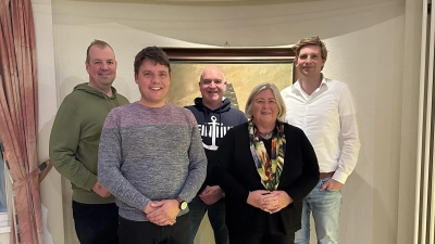 Der neue Vorstand (v.li.): Christian Broer, Patrick Meyer, Lars Tuchlitz, Christiane Schweer und Daniel Stahlhut. (Foto: privat)