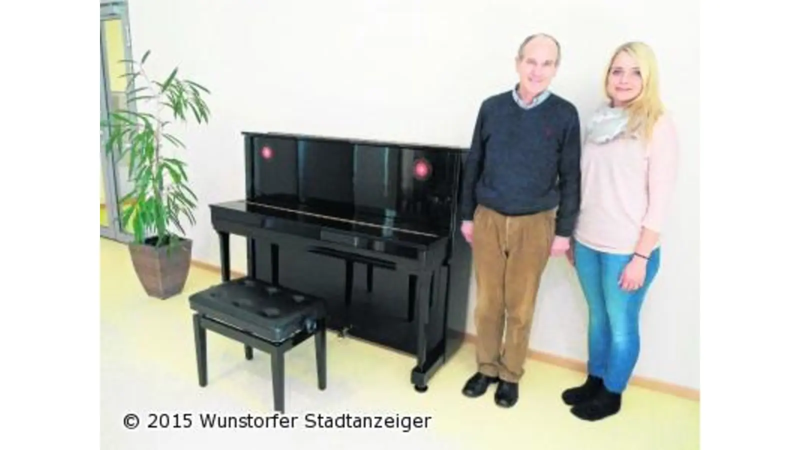 Ein Klavier bringt große Freude (Foto: tau)