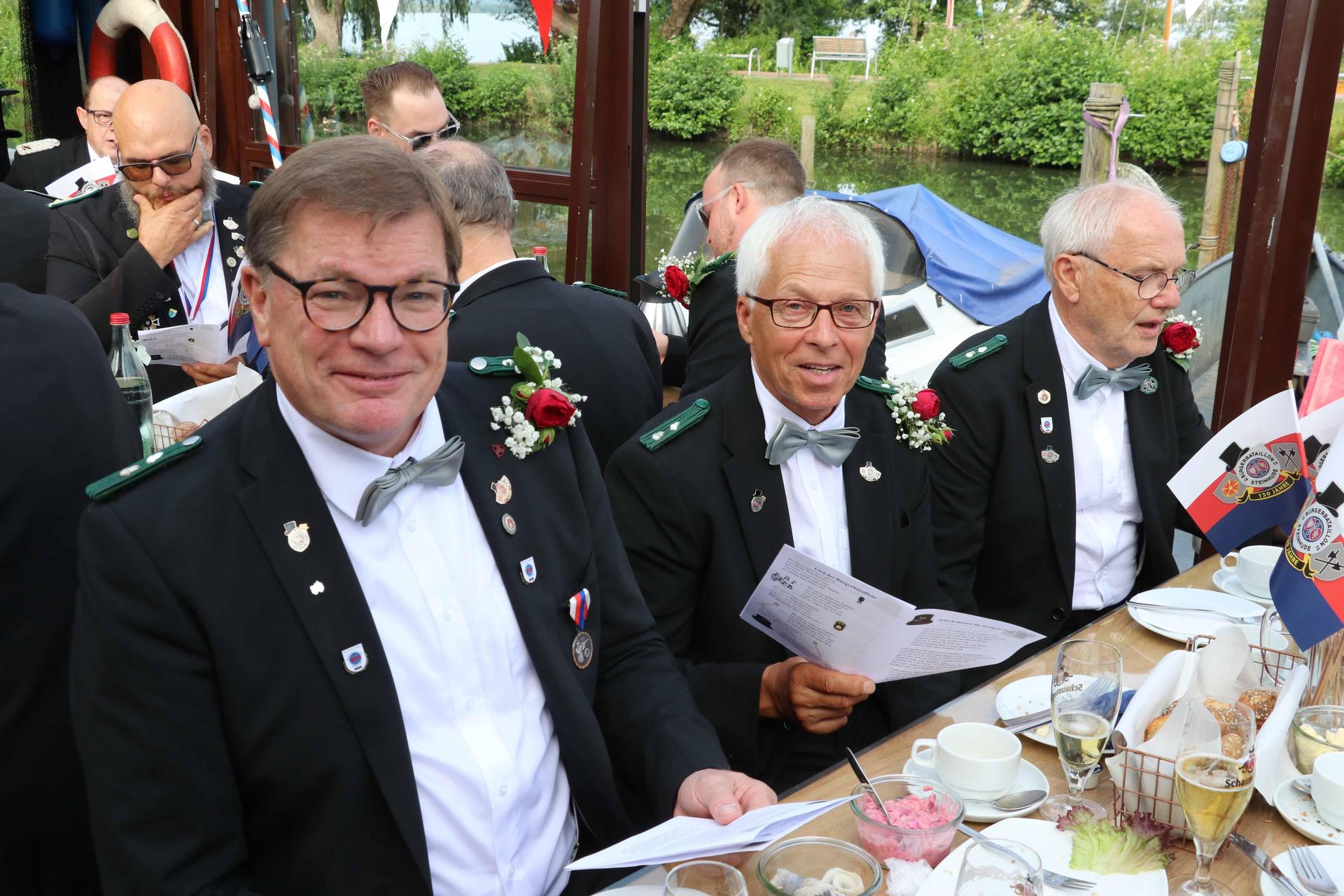 Teil des Schützenfestwochenendes: Eindrücke vom Bürgerfrühstück.  (Foto: gi)