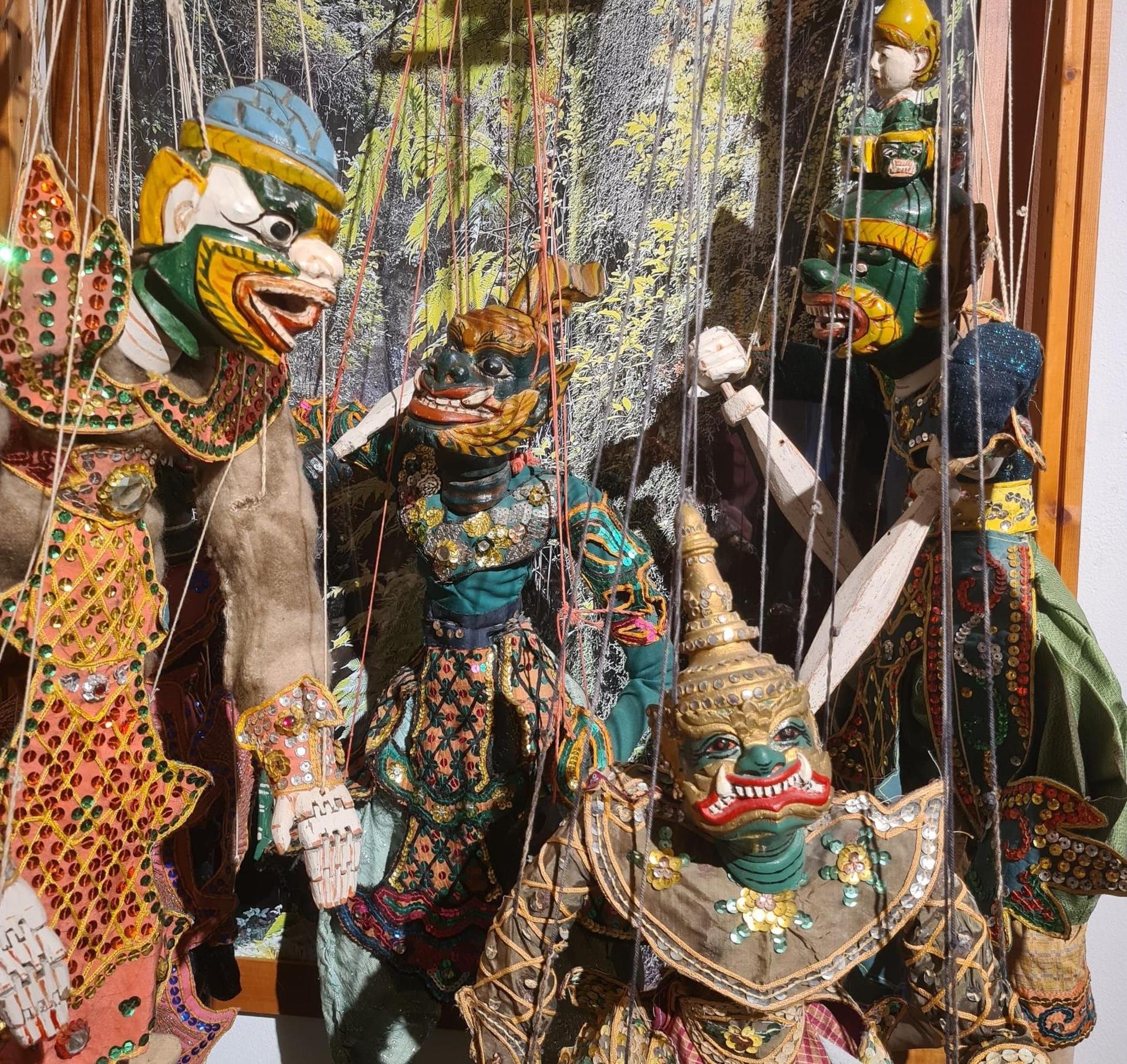 Faszinierende Fädenkunst: Die eindrucksvolle Sammlung von Marionetten stammt von der Sammlerin Roswitha Ohrndorf. (Foto: privat)