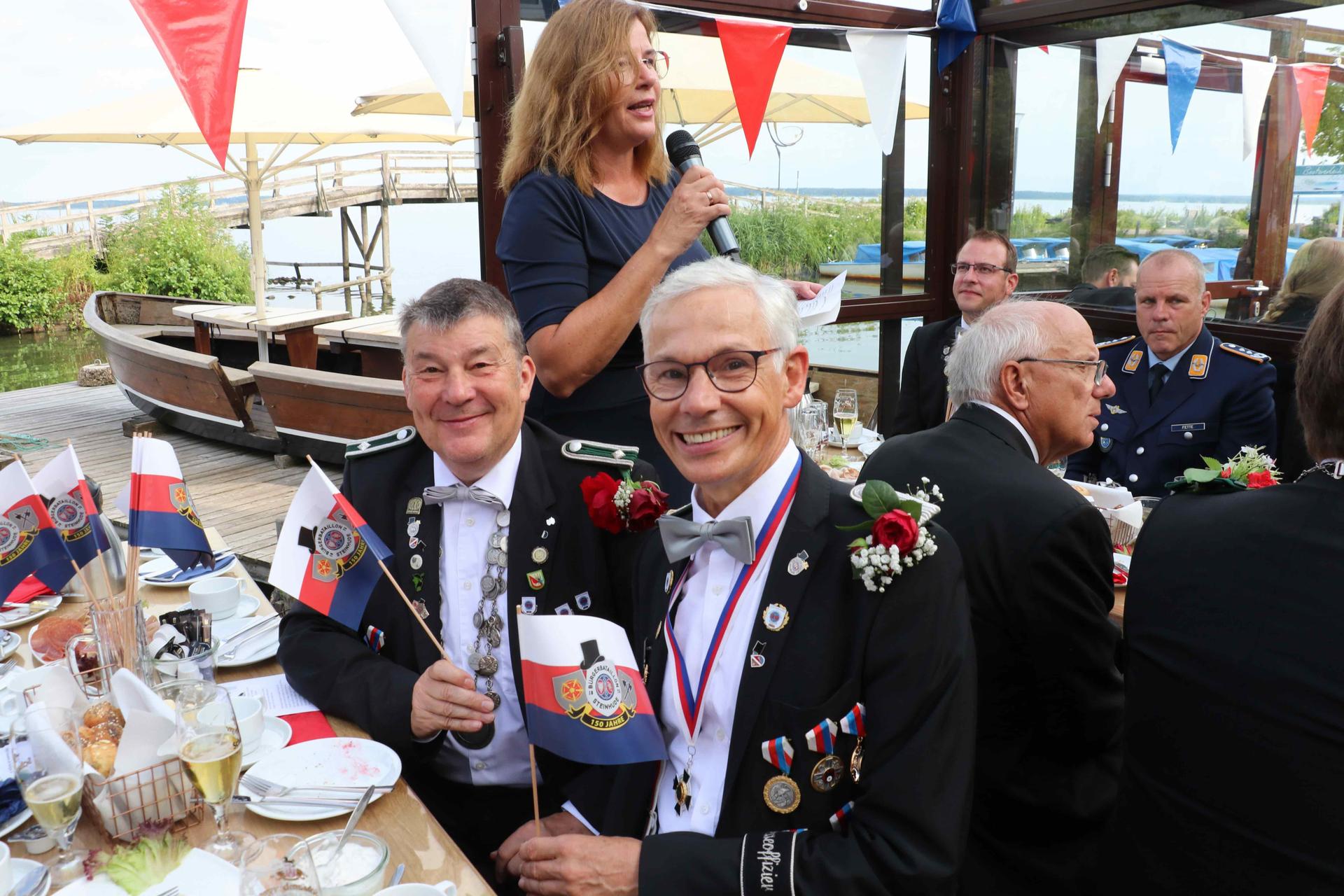 Teil des Schützenfestwochenendes: Eindrücke vom Bürgerfrühstück.  (Foto: gi)