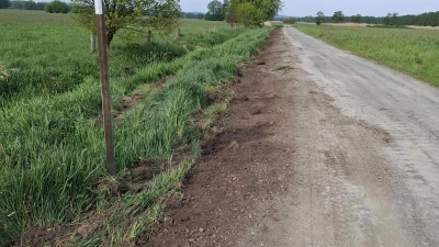 Unterhaltungsarbeiten: Der betroffene Wirtschaftsweg. (Foto: privat)