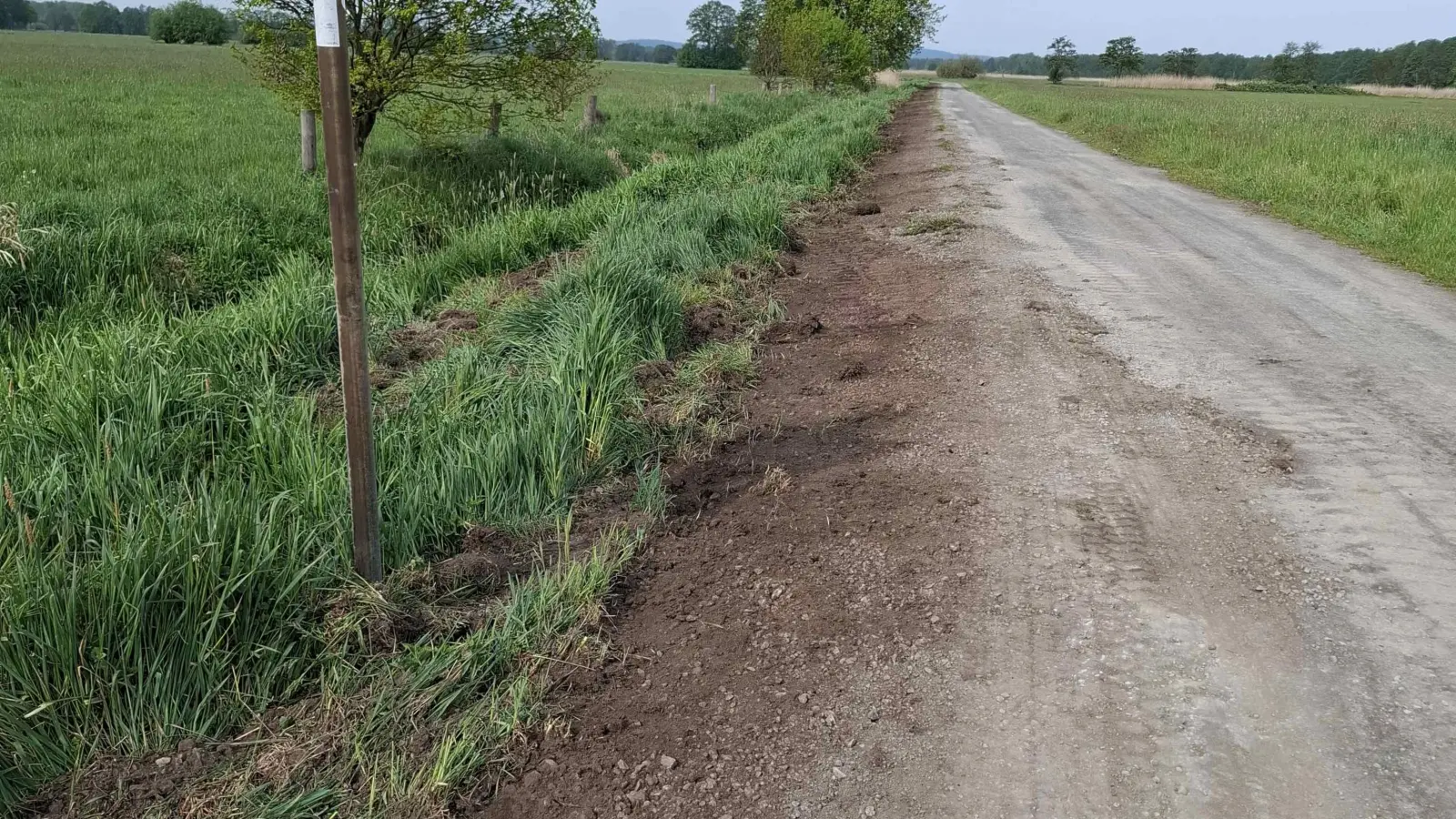 Unterhaltungsarbeiten: Der betroffene Wirtschaftsweg. (Foto: privat)