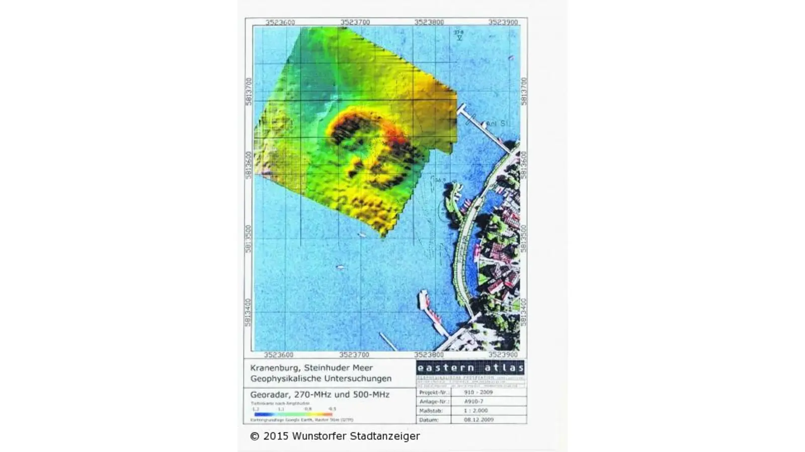 Die Kranenburg im Meer (Foto: gi)