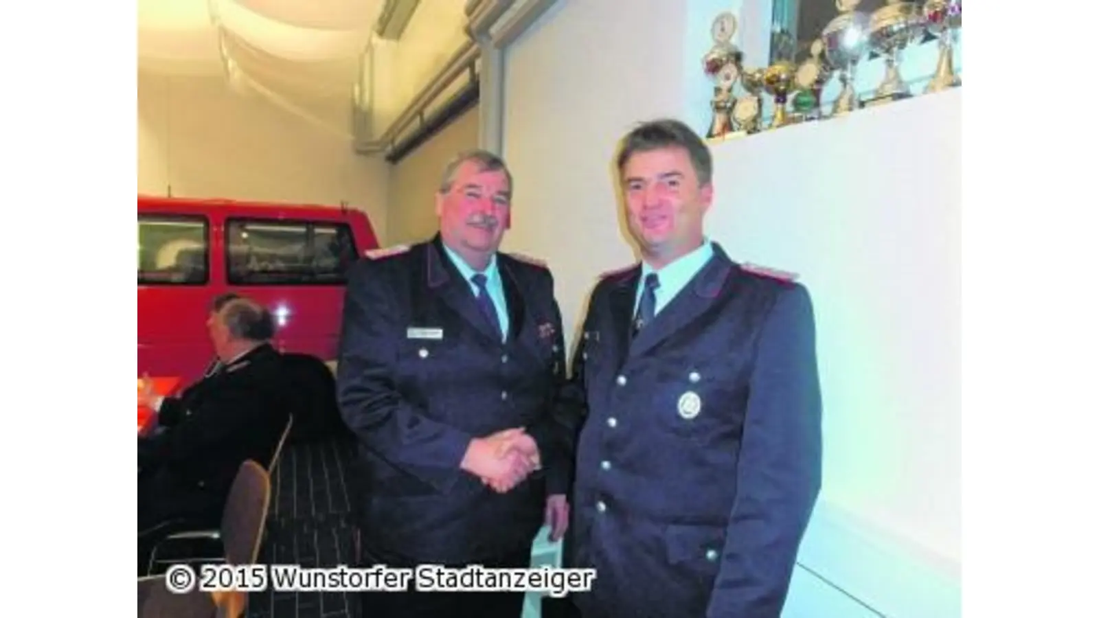 Ortsbrandmeister Dirk Brammer wieder gewählt (Foto: gi)