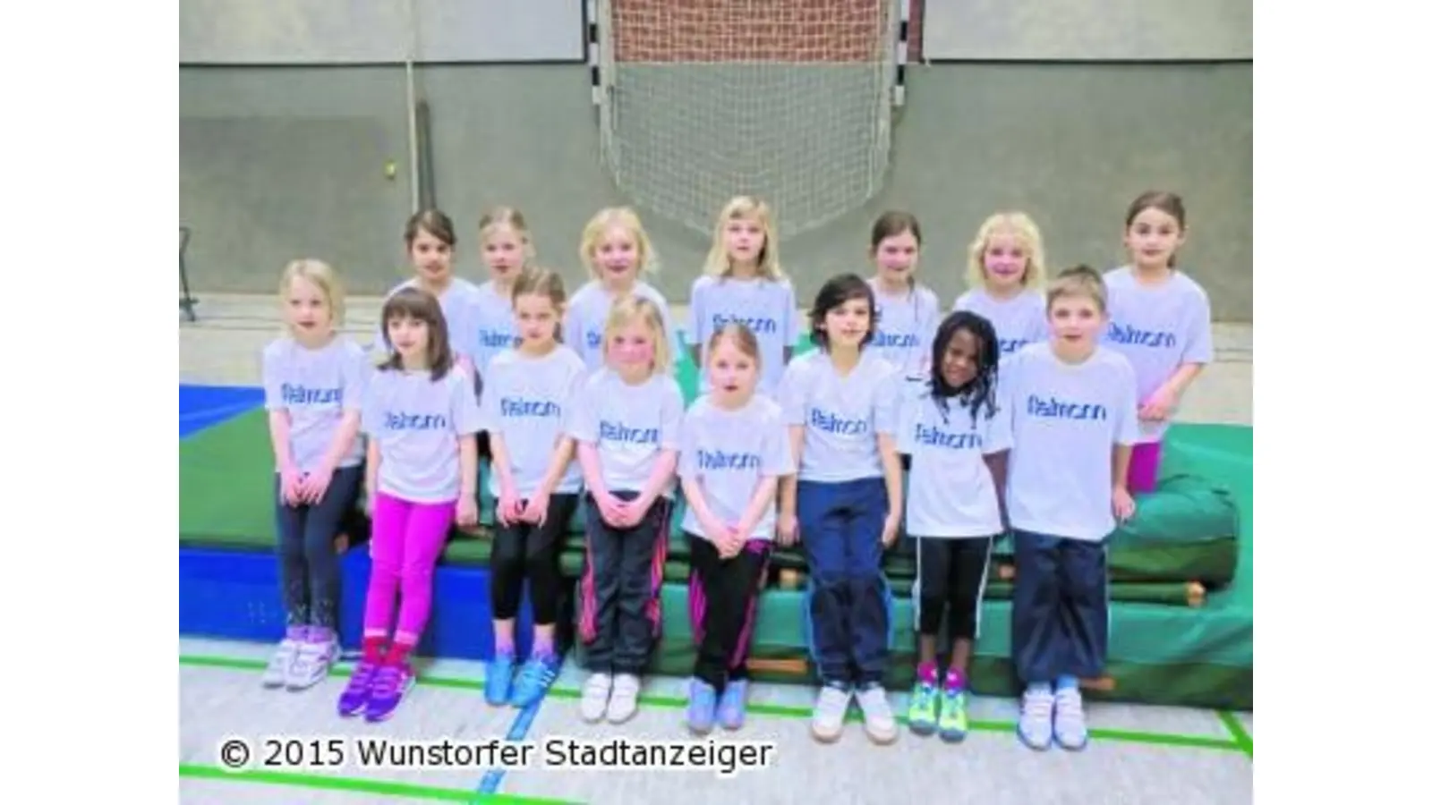 T-Shirts für den jungen Leichtathletiknachwuchs (Foto: gi)