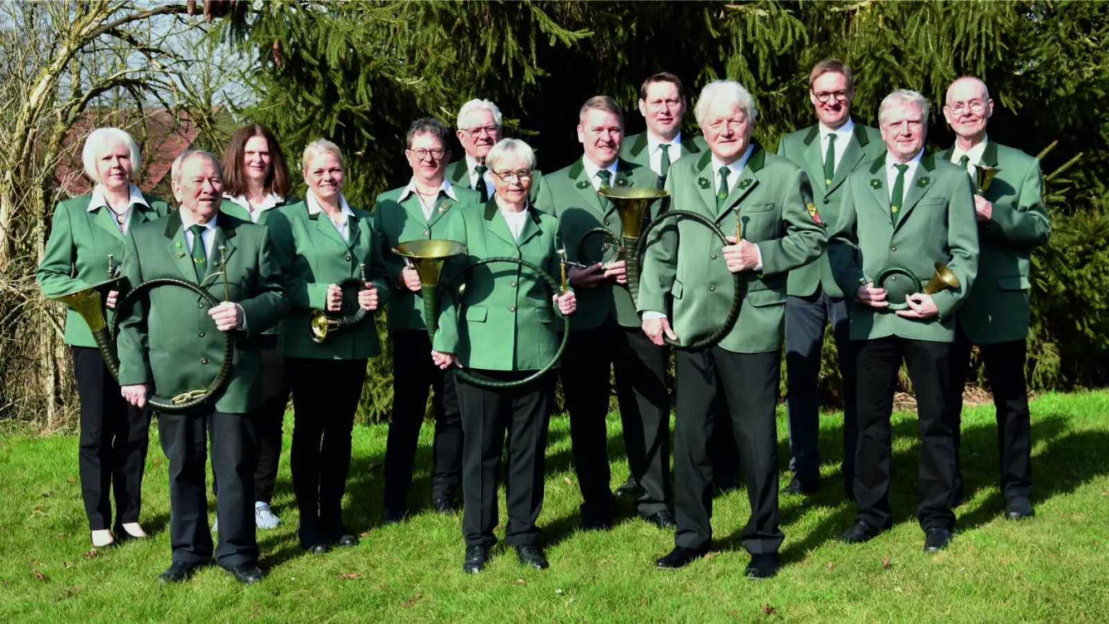 Machen Musik: Die Jagd- und Alphornbläser Loccum. (Foto: privat)