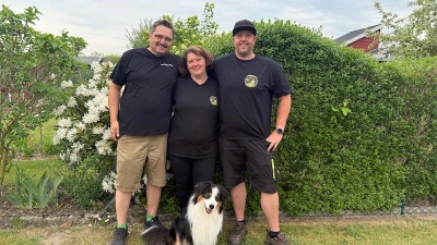 Der Festausschuss der Gartenfreunde (v.li.): Jan Kliemann, Sonja Langheinrich und Karsten (Mucki) Schneider. (Foto: privat)