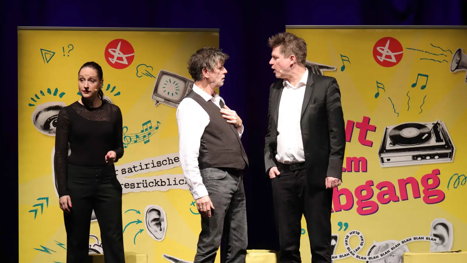 Lassen das letzte Jahr Revue passieren (v.li.): Katharina Martin, Axel Pätz und Jens Neutag. (Foto: tau)