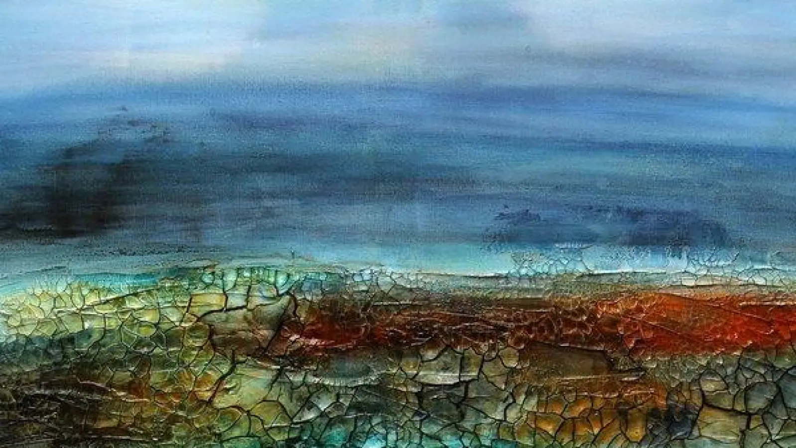 Malerei und Faltkunst: Werke von Manuela Mordhorst. (Foto: privat)