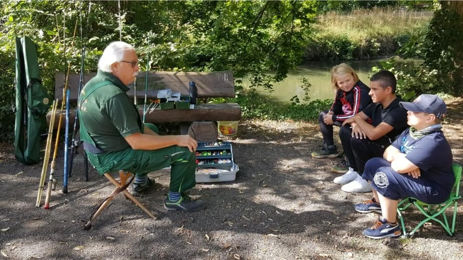 Der Fischereiverein nimmt die Jugendarbeit sehr ernst. (Foto: privat)