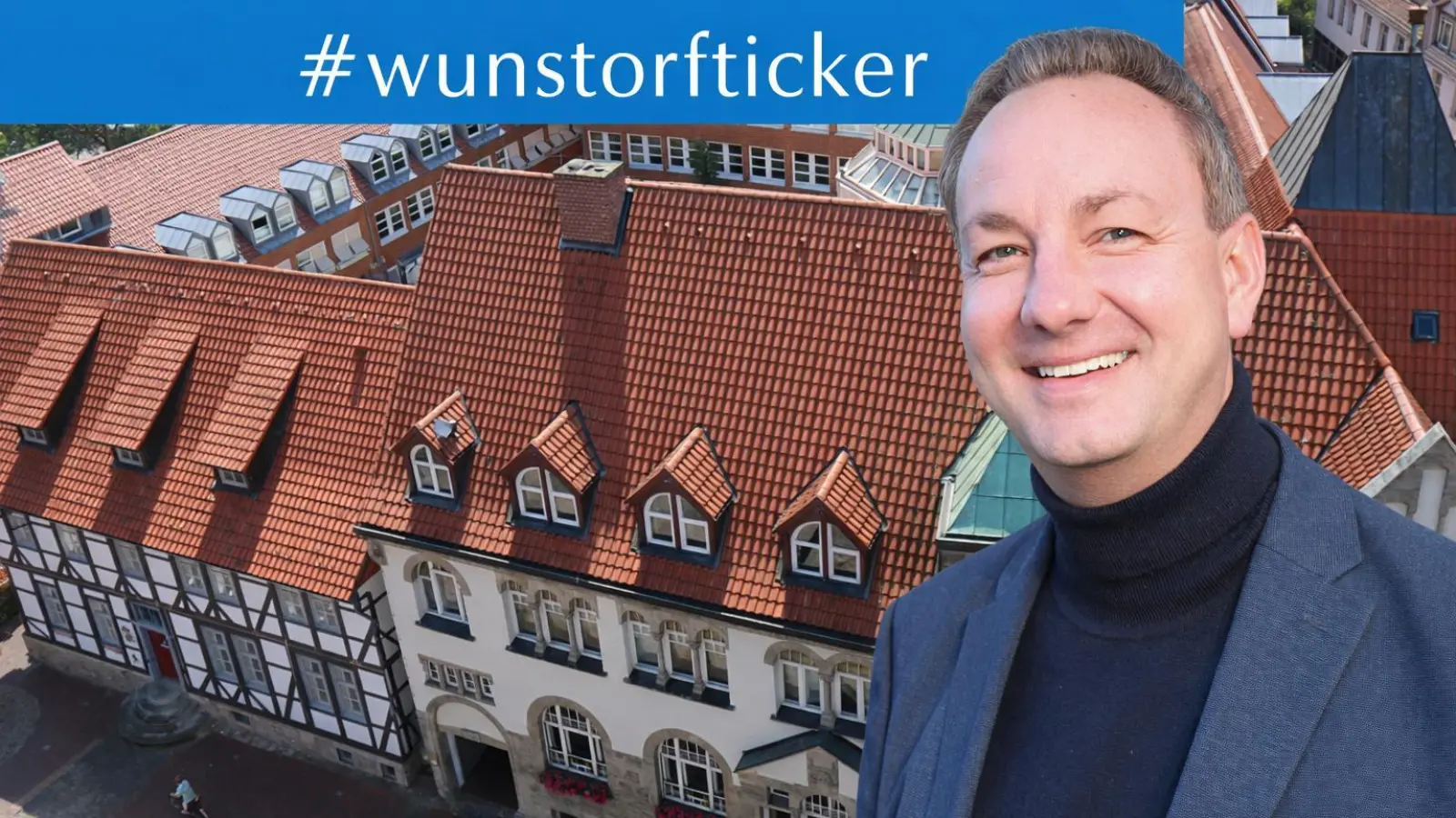 Der Bürgermeisterkandidat der CDU: Martin Pavel. (Foto: tau/gi, Bildmontage)