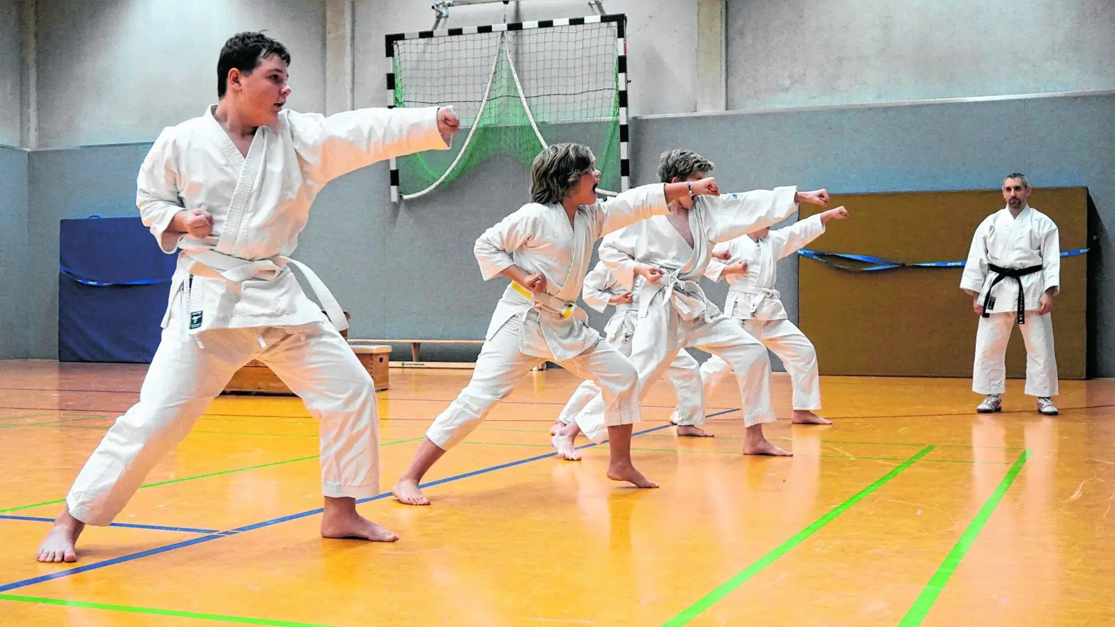 Karatekas meistern Prüfung (Foto: di)